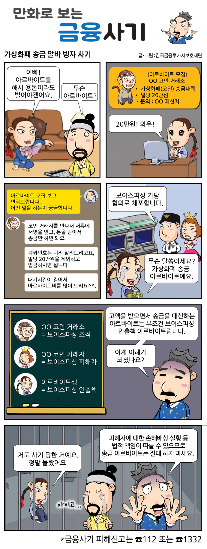 만화로 보는 금융사기 10 회