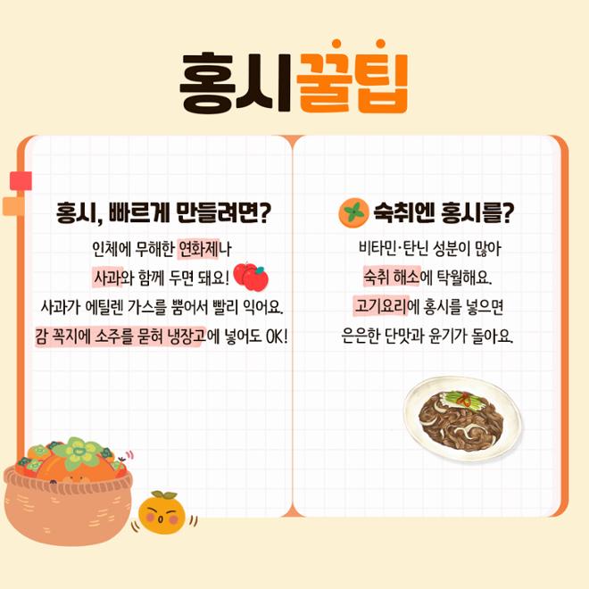 [카드뉴스] 맛대맛 - 홍시 vs. 단감 