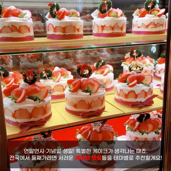 [카드뉴스] 특별한 날 빛내주는 전국 케이크 맛집 
